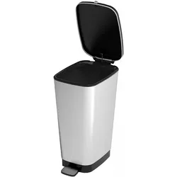 Curver Mülleimer mit Pedal Chic Bin 45L Grau