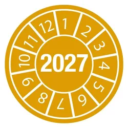 Brady, Etikettenrolle, Inspection Date Labels