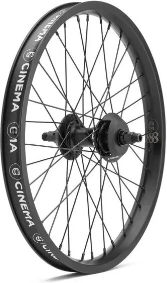 BMX Rear Wheel Cinema 888 Switchable 20" Cassette (Black)  - Black