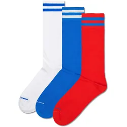 Solid Crew Socks 3-Pack Set Unisex Socken Mehrfarbig