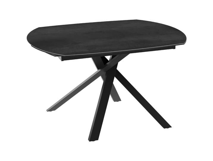 Tisch Taigo Keramik/Edelstahl titan B 90 T 120 cm