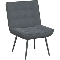 vidaXL Relaxsessel Dunkelgrau 64x74x84 cm Samt