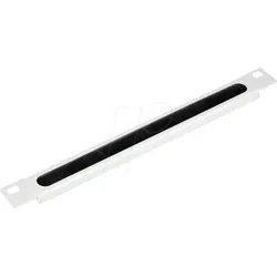 ROLINE 26210196 - 10" Kabelzuführung mit Bürstenleiste, 0,5 HE, grau