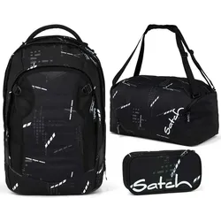 Satch Match Plus Schulrucksack-Set 3tlg