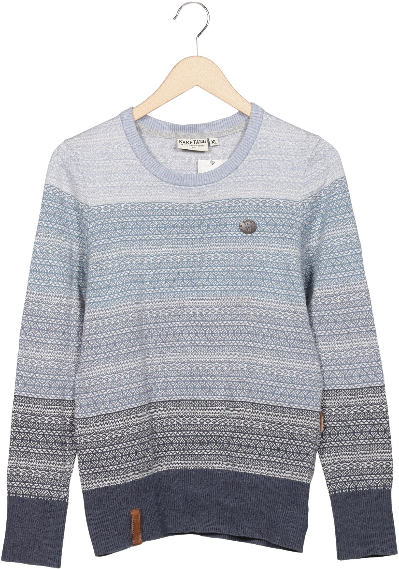 Naketano Damen Pullover, Mehrfarbig, Gr. XL, Baumwolle - Second Hand