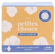 Les Petites Choses Serviette Lavable Nuit Coton Bio 1 Serviette - Boîte 1 serviette lavable