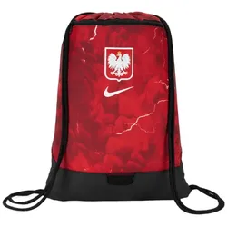 NIKE PZPN Polen Academy All-Over-Print Turnbeutel 677 - team red/sport red/white