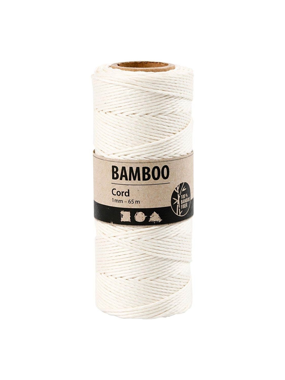 Creativ Company - Bamboo cord White 65m