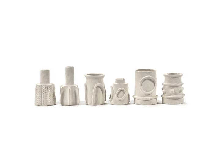 Serax - Molly Vase, beige (6er-Set)