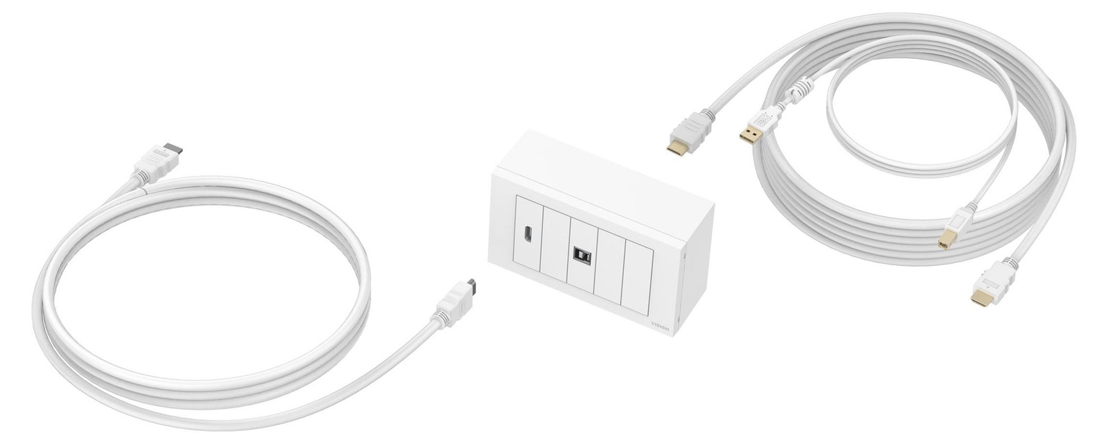 Vision TC3-PK5M Wandmontage module met HDMI en USB 3.2 Gen 1 aansluiting