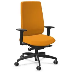 Dauphin Bürostuhl »Indeed operator« mit Armlehnen orange