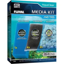 Fluval Medienset, AC110 Filtereinsatzset, Aquarium Filter