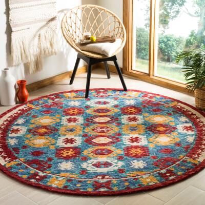 SAFAVIEH Handmade Aspen Prudence Boho Tribal Wool Rug