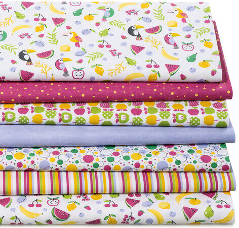 Patchwork- und Quiltpaket "Summer Vibes", bunt