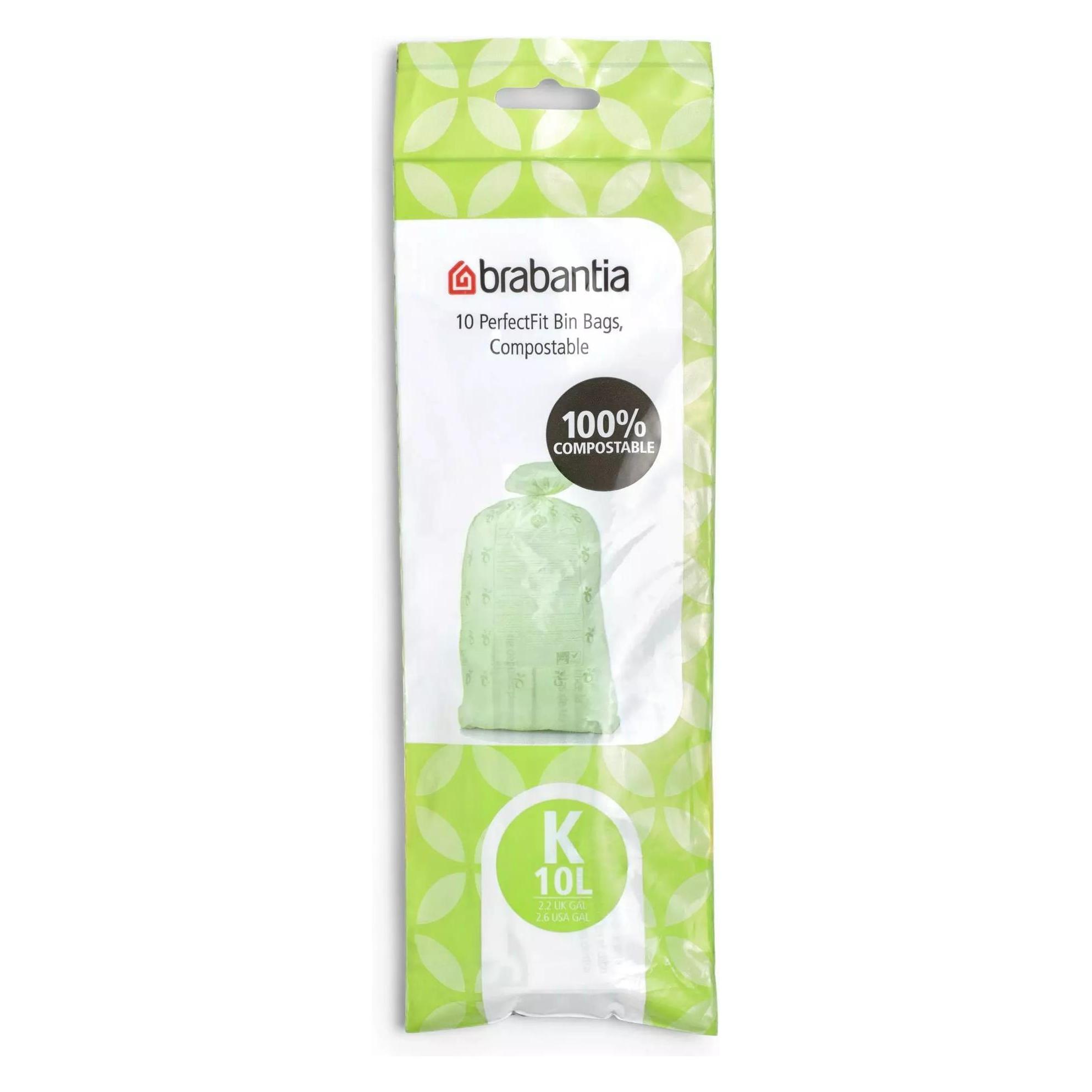 Brabantia PerfectFit Kehrichtsack Kompost (10 l) (364983)