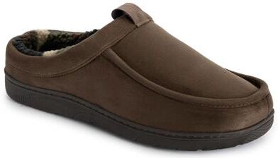 MUK LUKS Miles Clog Slipper (Men's) Casual in Dark Brown, Size XL Size 13-14 M, Rubber/Synthetic