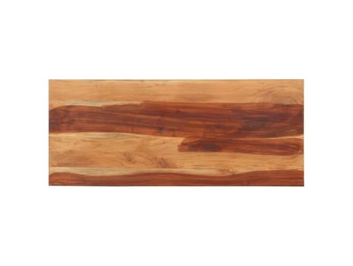PTUGUOF Akazienholz Tischplatte 140x60 cm Massiv Rechteckig, Rustikaler Look, Kombinierbar mit Tischbeinen, Einzigartige Farbvariation