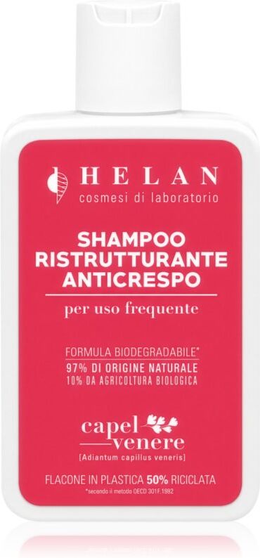 Helan CAPELVENERE Anti-Frizz Restructuring Shampoo shampooing lissant pour cheveux bouclés et frisés 200 ml