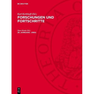 1955, Gebundene Ausgabe von , De Gruyter, 978-3-11-277720-6