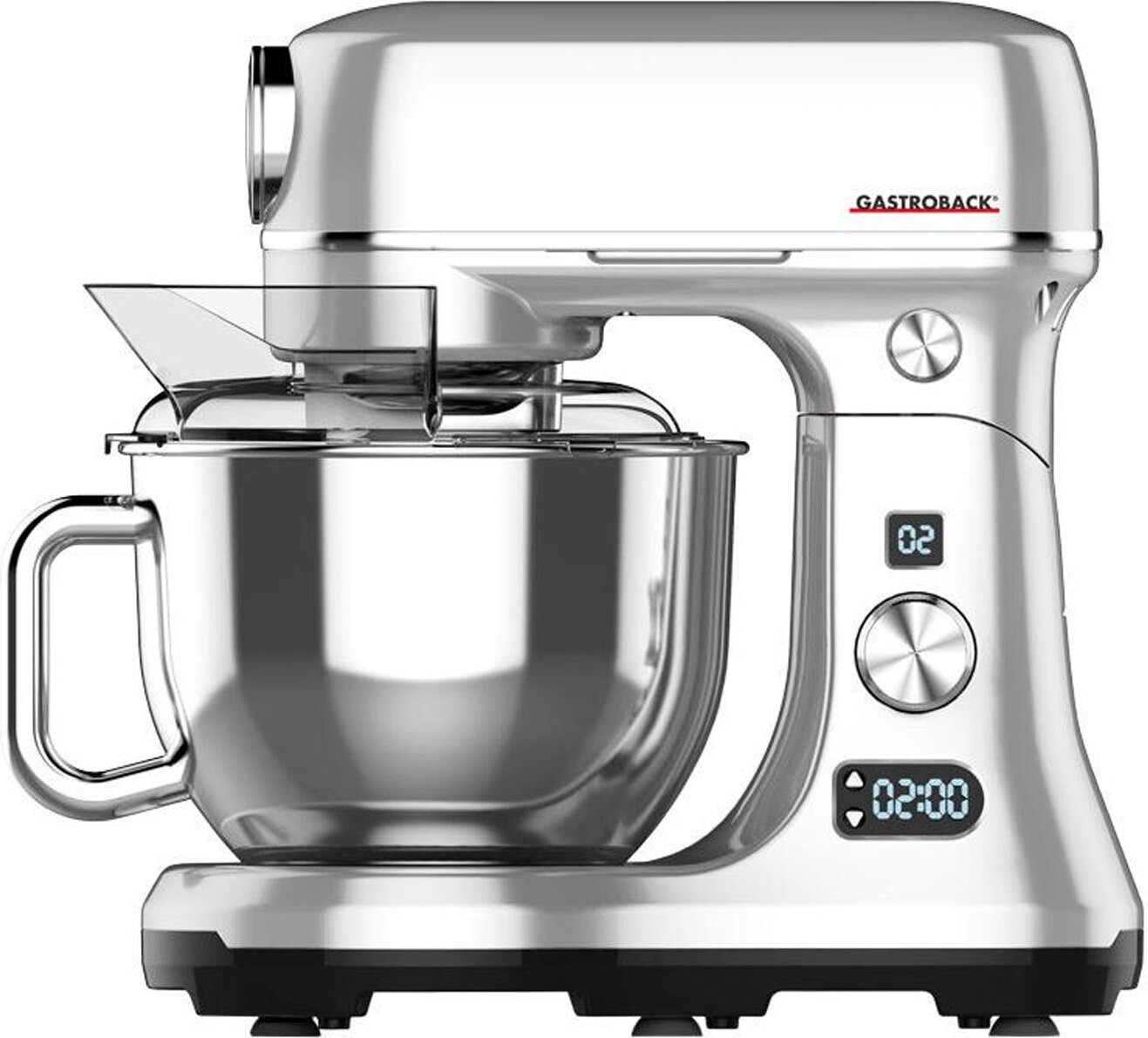 Gastroback Design Advanced Digital Mengmachine, 5 liter, Roestvrij staal, LCD-display