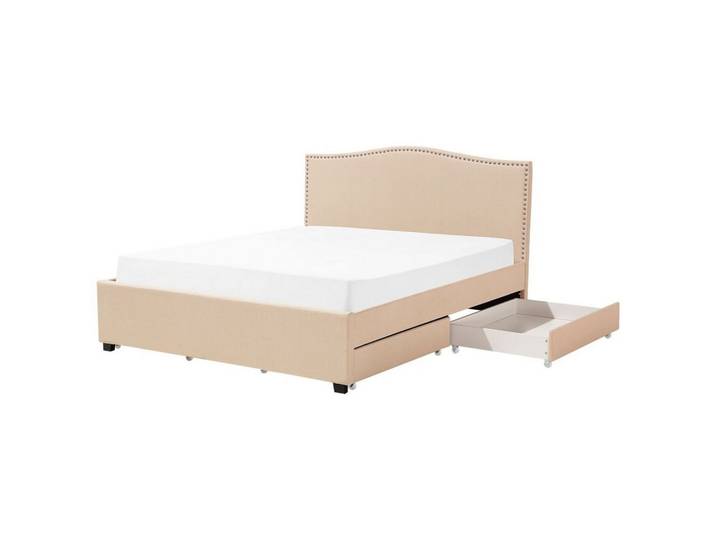 POLSTERBETT 180/200cm Beige Montpellier