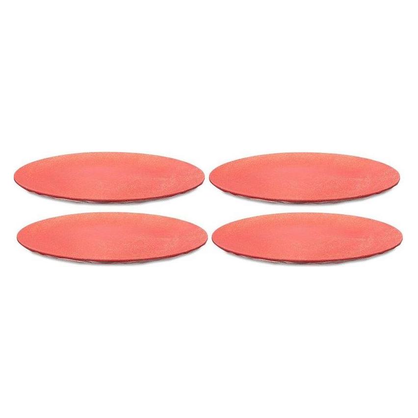 Koziol Speiseteller Club 4 Stück, Rot (4x, 26 cm) (5005704)