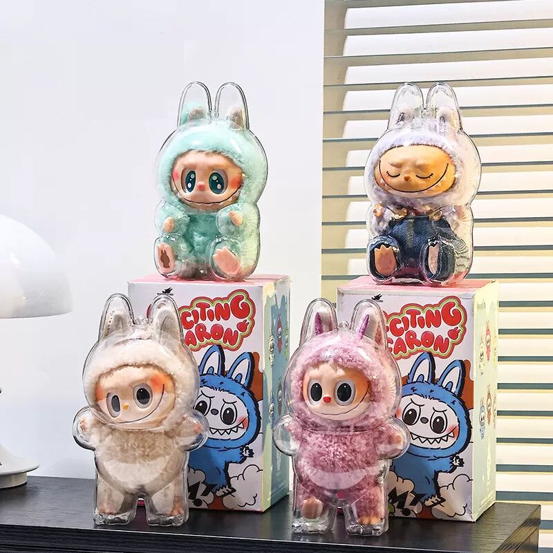 INF Klare Schutzhülle für LABUBU Generation 1 Figuren