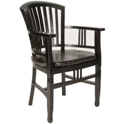 SIT »Samba« Stuhl mit Lehne Antik Akazie massiv 9563-30