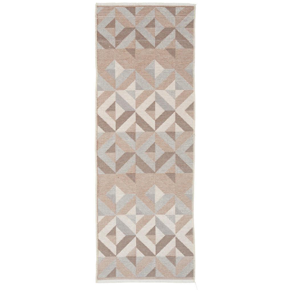 Novel Läufer , Grau, Beige , Textil , rechteckig , 80x250 cm , ISO 9001, Textiles Vertrauen - Oeko-Tex®, Global Recycled Standard (Grs) , für Fussbodenheizung geeignet, beidseitig verwendbar, für Hausstauballergiker geeignet, waschbar , Teppiche & Böden, Teppich, Teppichläufer