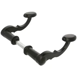 MS Beschläge Rustikales Dürckerpaar Türdrücker Türklinken Schwarz matt 8mm Vierkant Griffpaar