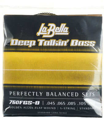 La Bella 760FGS-B DT'Bass Gold Flats