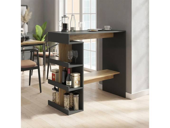 Vicco Bartisch Dana, Anthrazit/Goldkraft Eiche/Goldkraft Eiche, 108 x 50 cm (1-St)