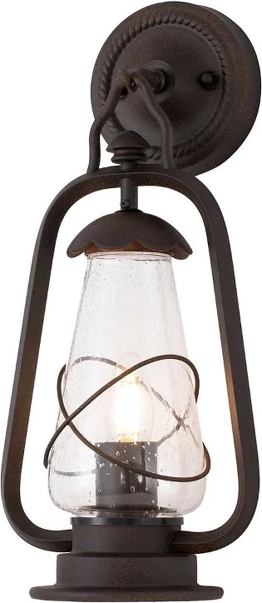 Elstead Lighting Miners LED Wand Buitenlamp - Old Bronze - Wandmontage - IP44 - Dimbaar