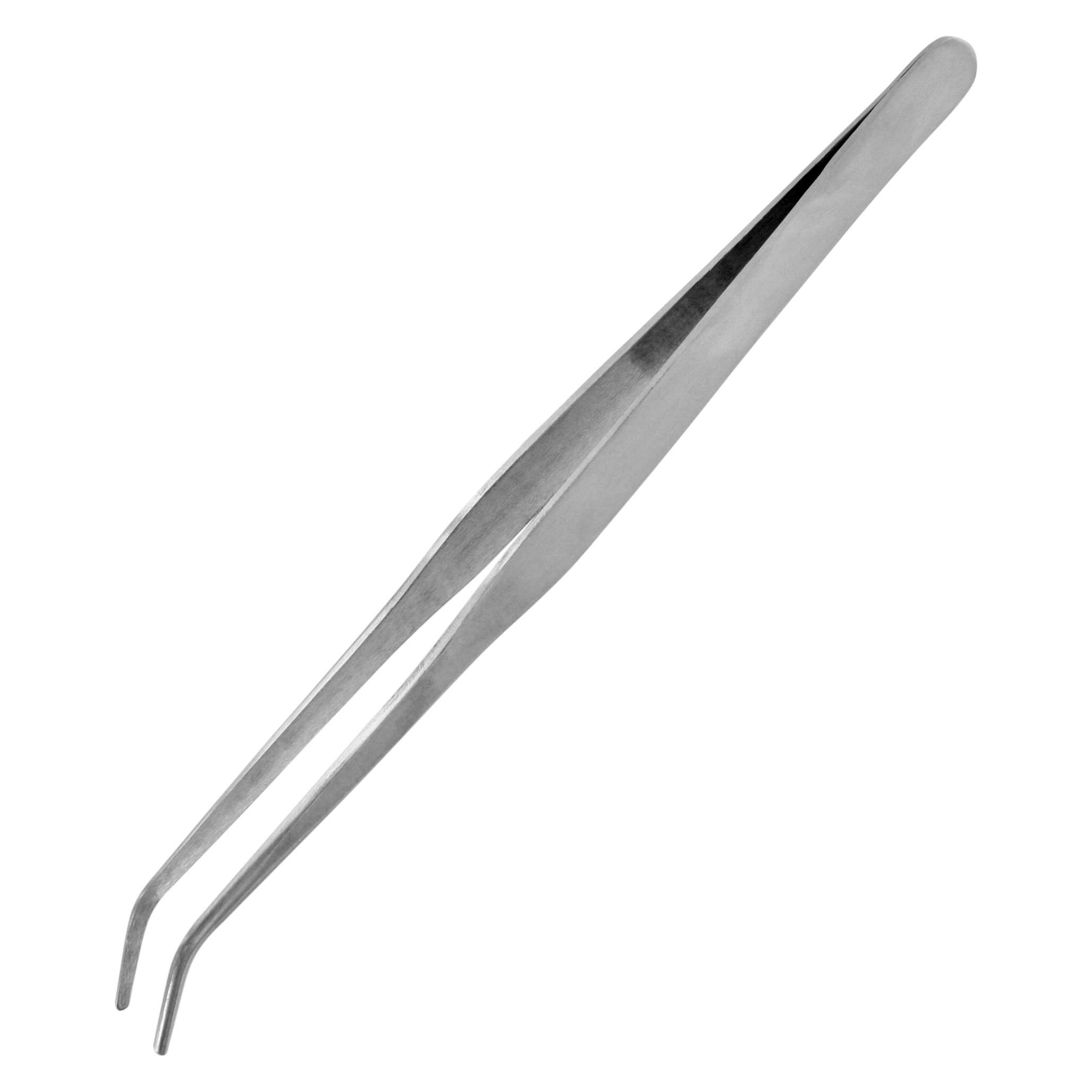 Vallejo Strong Curved Stainless Steel Tweezers (175 mm) (T12009) (T12009)