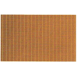 H25PS050 - Punkt-Streifenrasterplati. Hartpapier, 50x100mm