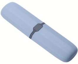 Uplifted Trends Portable Travel Toothbrush Case And Multi Purpose Storage Cup Organizer blue