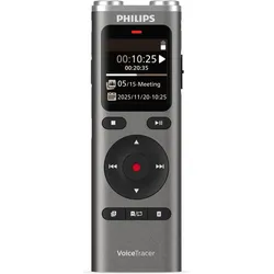 Philips DVT 2075 (8 GB), Diktiergerät, Grau