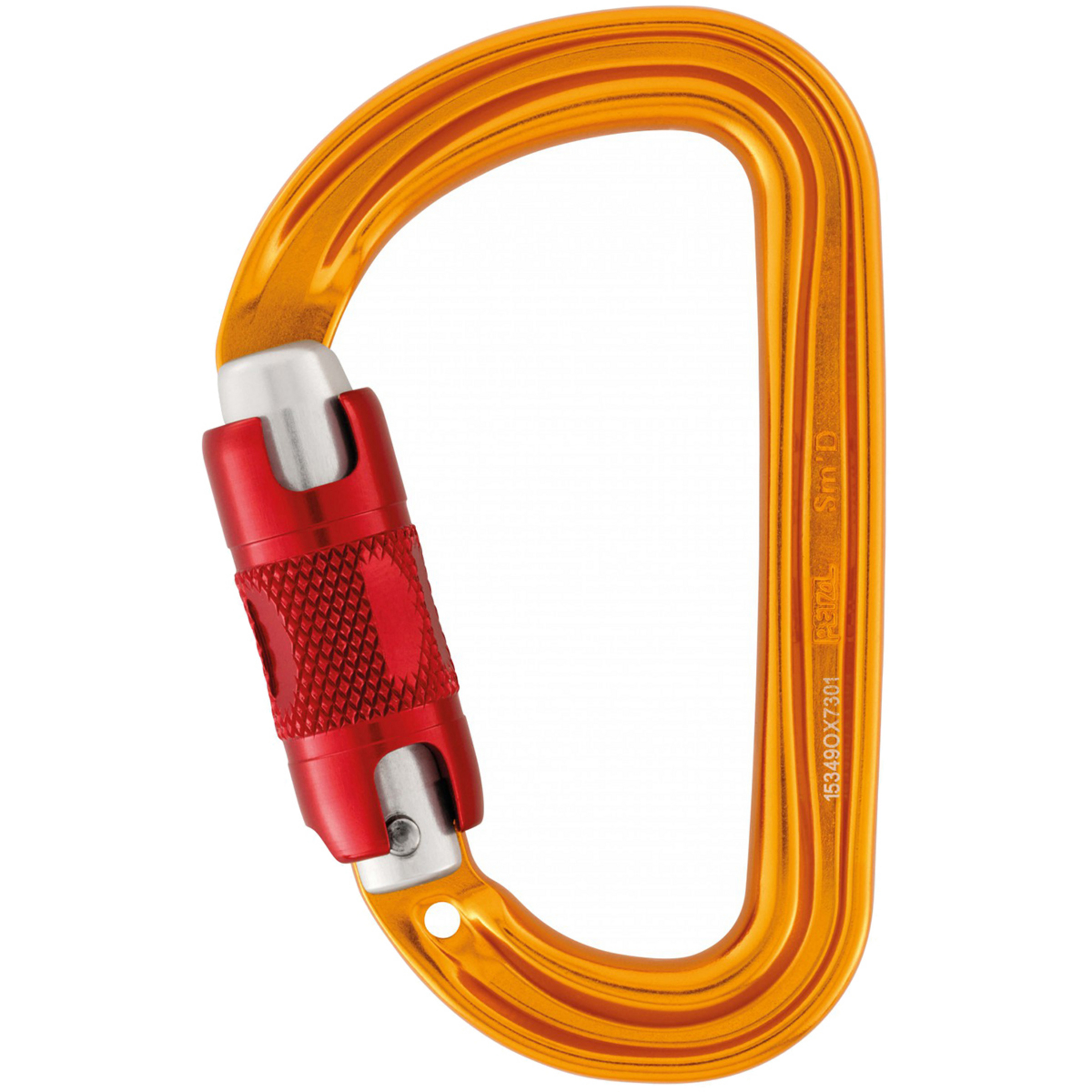 Petzl S'MD Twist Karabiner Karabiner orange Alpinklettern