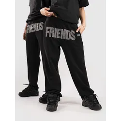 VLONE Friends Rhinestone Sweat Hose silver Gr. L