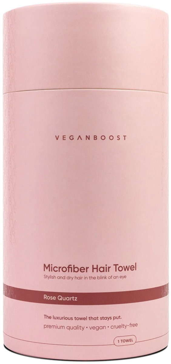 Veganboost Hair Towel Rose Quartz voor volwassenen