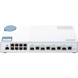QNAP QSW-M408-4C (12 Ports), Netzwerk Switch, Weiss