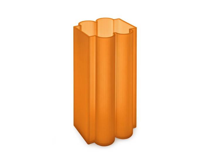 KARTELL vase OKRA H 34 cm (Orange - PMMA recyclé)