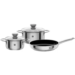 Bosch Hausgeräte 3-er Set best aus 2 Töpfen + 1 Pfanne, Pfannenset + Topfset