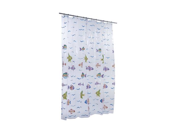 Duschvorhang PVC mit Tieren 180 × 200 cm