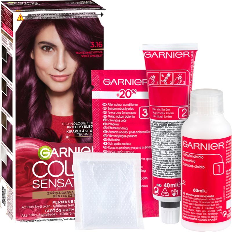 Garnier Color Sensation coloration cheveux teinte 3.16 Amethyste 1 pcs