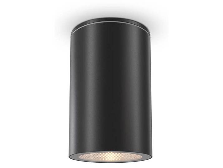 Maytoni Roll plafonnier\, lampe de plafond GU10 noir IP54