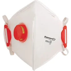 FORMAT Atemschutzfaltmaske Atemschutzmaske mit Ventil FFP3