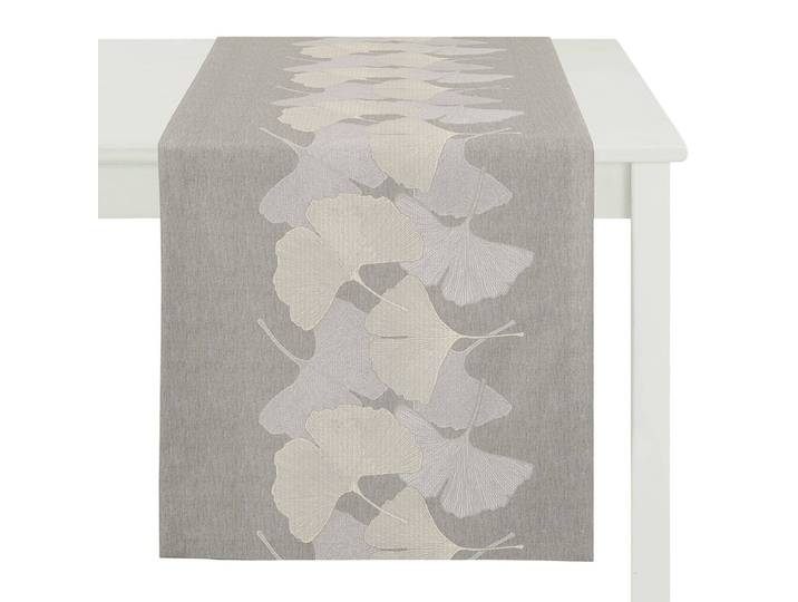 Tischl„ufer Undeloh 48 x 140cm Grau/Granit