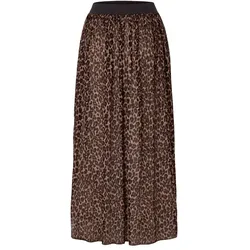 Tchibo - Bedruckter Plisseerock - Damen - Gr. M - beige/print
