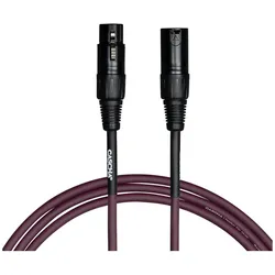 Cascha Mikrofonkabel – XLR – 9 m – Lila – Standard Line (9 m, XLR Kabel), Audiokabel